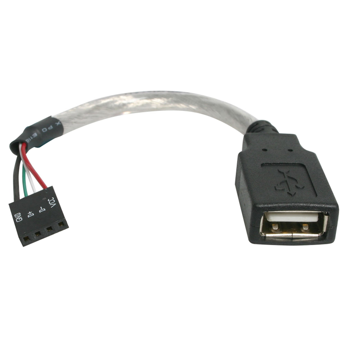 StarTech.com Adaptateur Câble USB 2.0 15 cm, USB A Femelle vers USB Carte Mère 4 Broches F/F