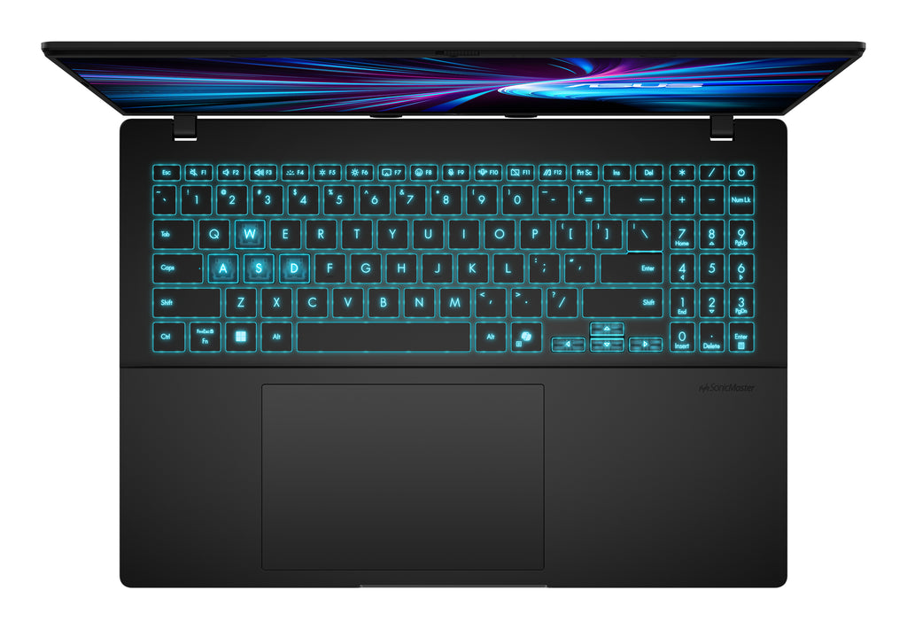 ASUS V16 V3607VM-RP040W Intel Core 5 210H Ordinateur portable 40,6 cm (16") WUXGA 16 Go DDR5-SDRAM 1 To SSD NVIDIA GeForce RTX 5060 Wi-Fi 6 (802.11ax) Windows 11 Home Noir - vue 5