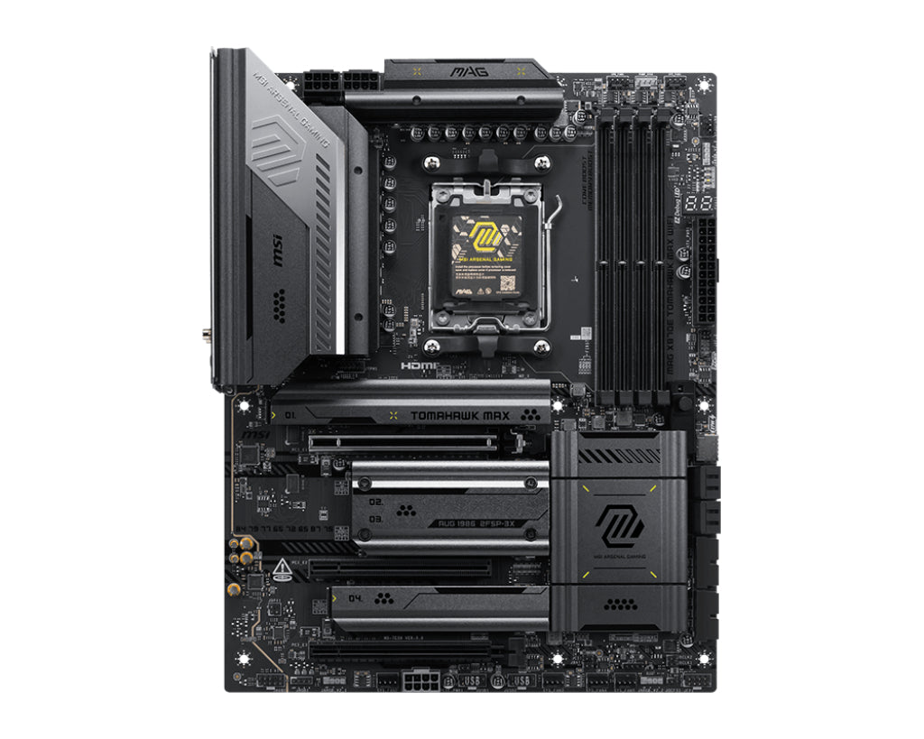 MSI MAG X870E TOMAHAWK MAX WIFI carte mère AMD X870E Emplacement AM5 ATX - vue 2