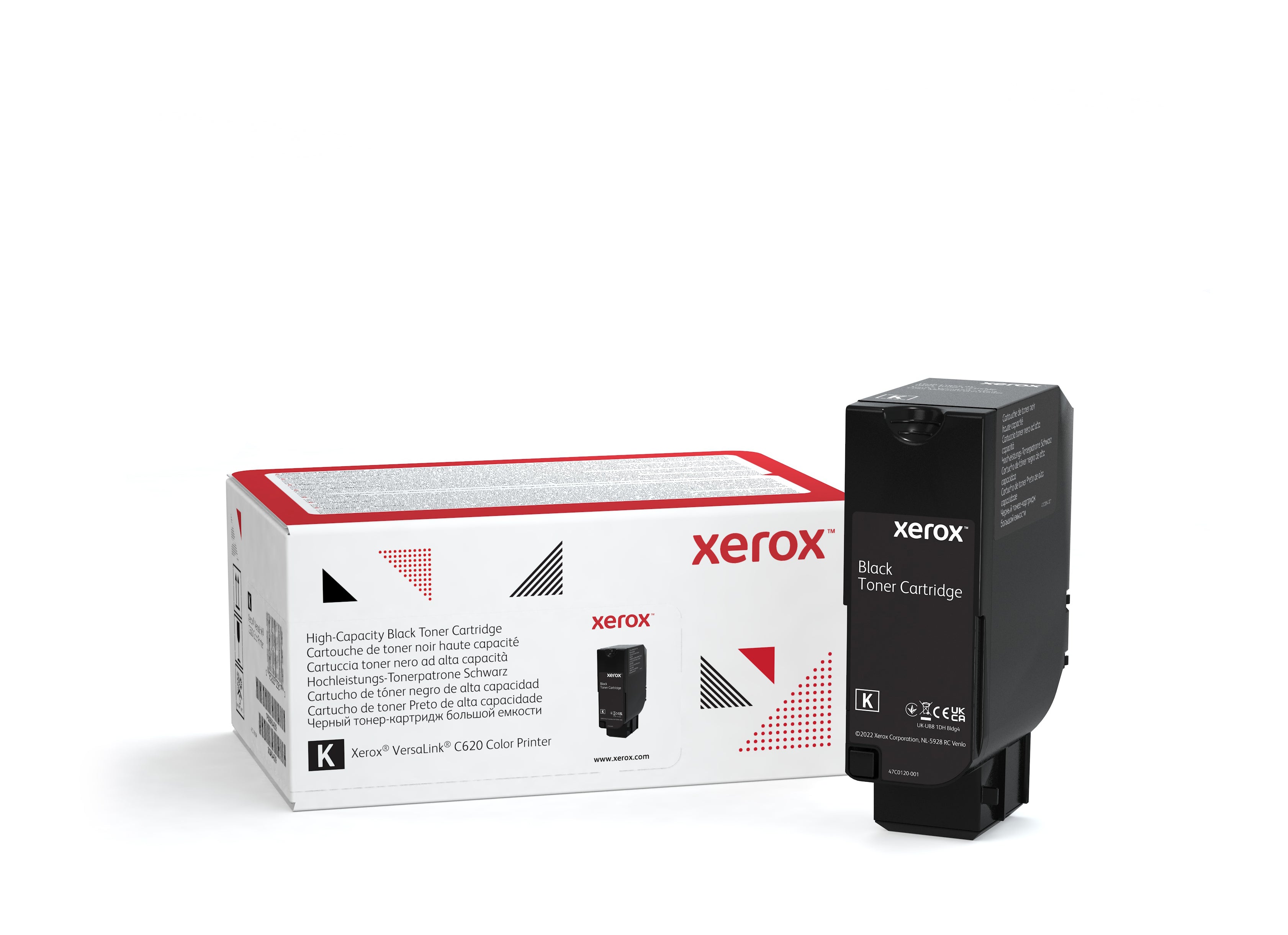 Xerox Cartouche de toner Noir de Grande capacité Imprimante couleur ® VersaLink® C620 (20000 pages) - 006R04624