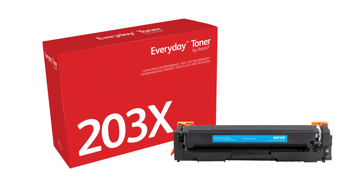 Toner Everyday™ Cyan de Xerox compatible avec HP 203X (CF541X), Grande capacité