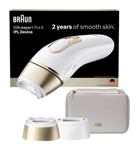 Braun Silk-expert Pro PL5210 IPL Lumière pulsée Or, Blanc