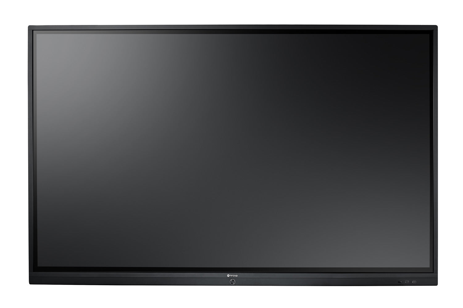 AG Neovo IFP-7502 Écran plat interactif 189,2 cm (74.5") LCD Wifi 350 cd/m² 4K Ultra HD Noir Écran tactile Intégré dans le processeur Android 8.0