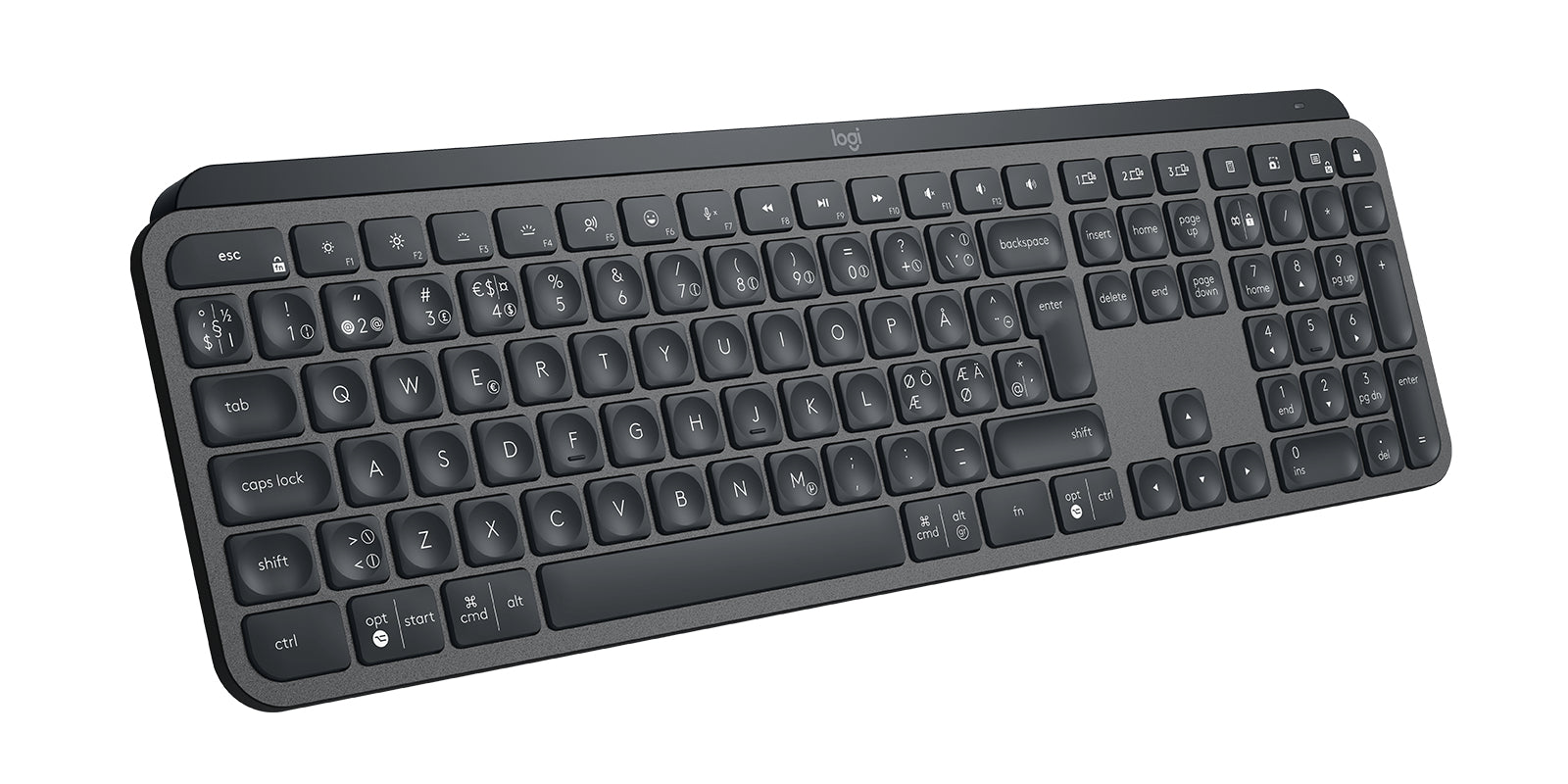 Logitech 920-010249 teclado Oficina Bluetooth Nórdico Grafito