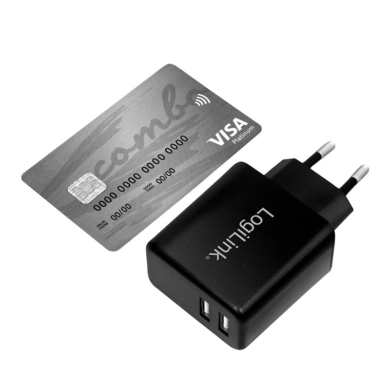 LogiLink PA0210 chargeur d'appareils mobiles Universel Noir Secteur Intérieure