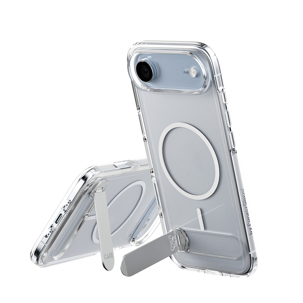 PanzerGlass CARE™ by ® Kickstand Case Transparent w. MagSafe iPhone Air coque de protection pour téléphones portables Housse