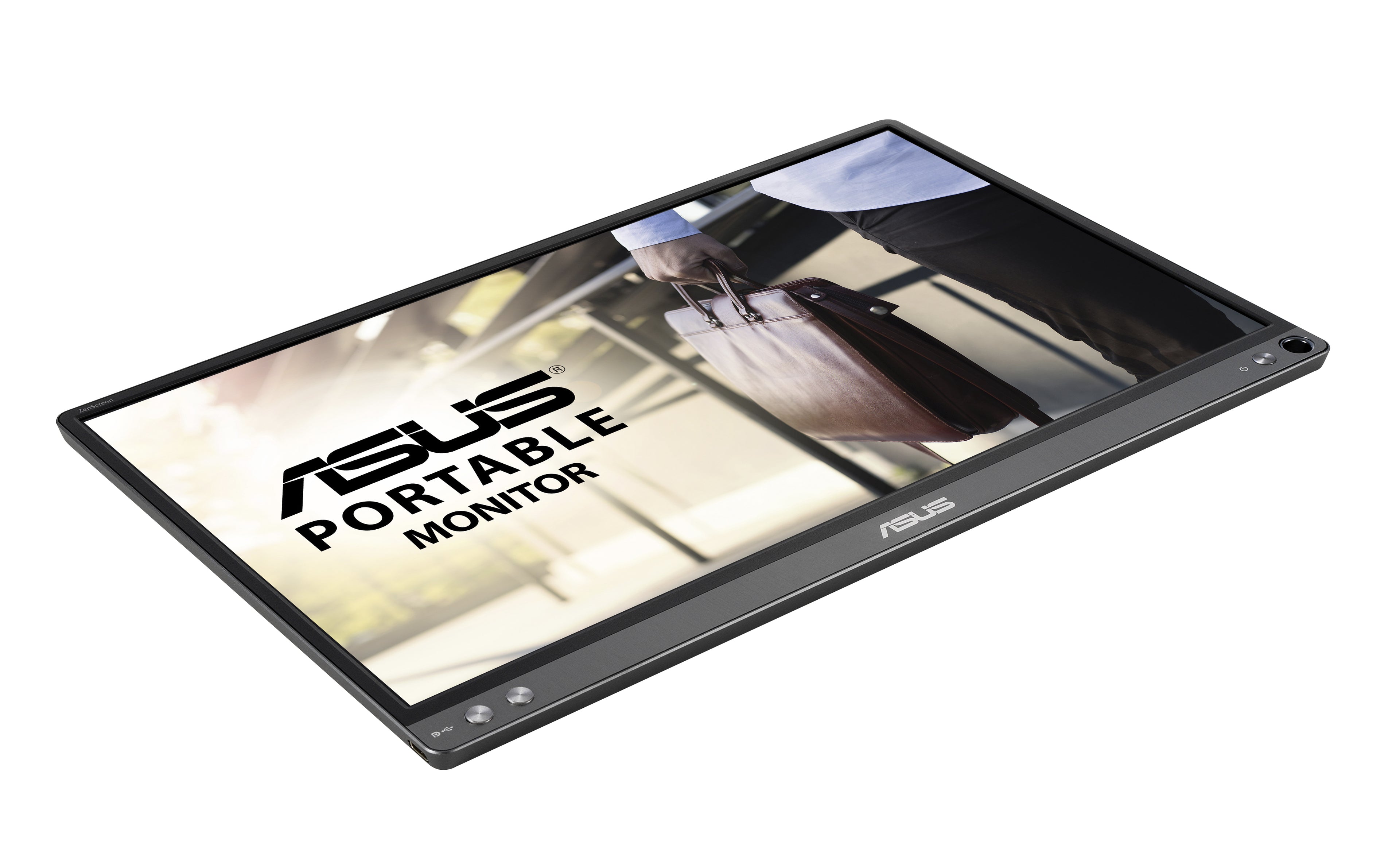ASUS ZenScreen MB16ACE écran plat de PC 39,6 cm (15.6") 1920 x 1080 pixels Full HD LED Gris