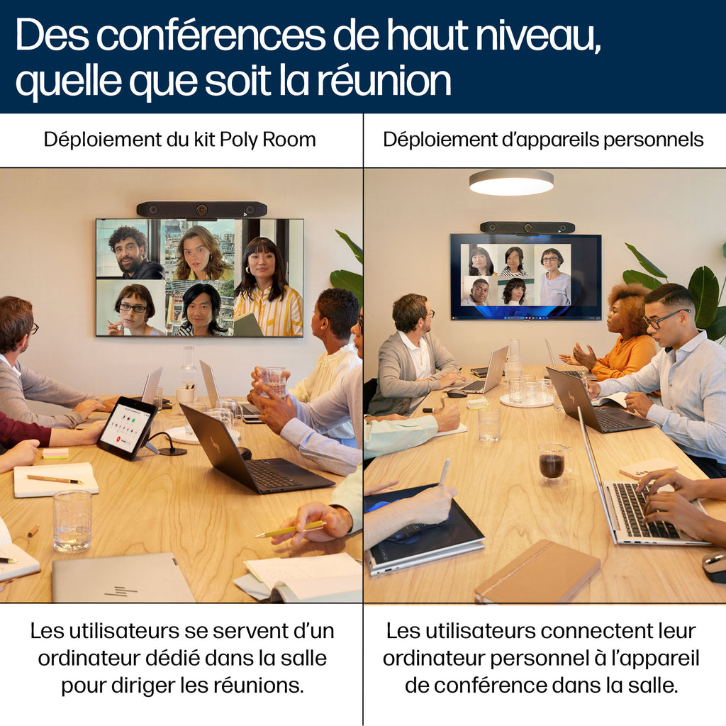 HP Poly Studio V52 Barre de Visioconférence USB