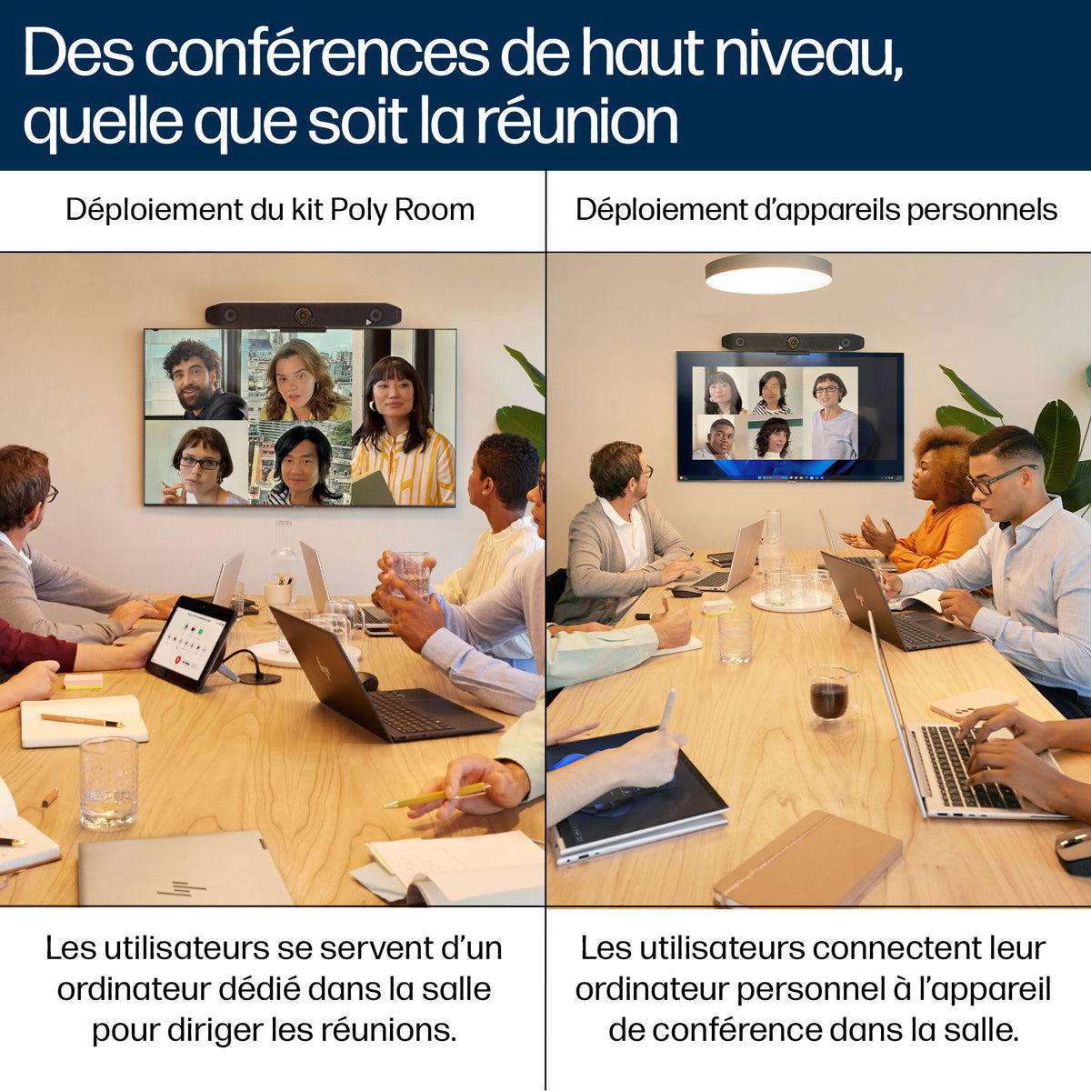 HP Poly Barre de visioconférence USB Poly Studio V52 - vue 8