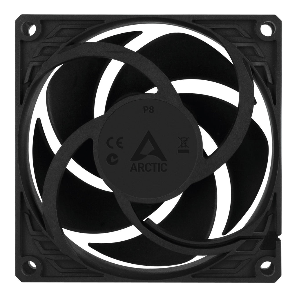 Ventilateur de Boîtier PC P8 8 cm Noir