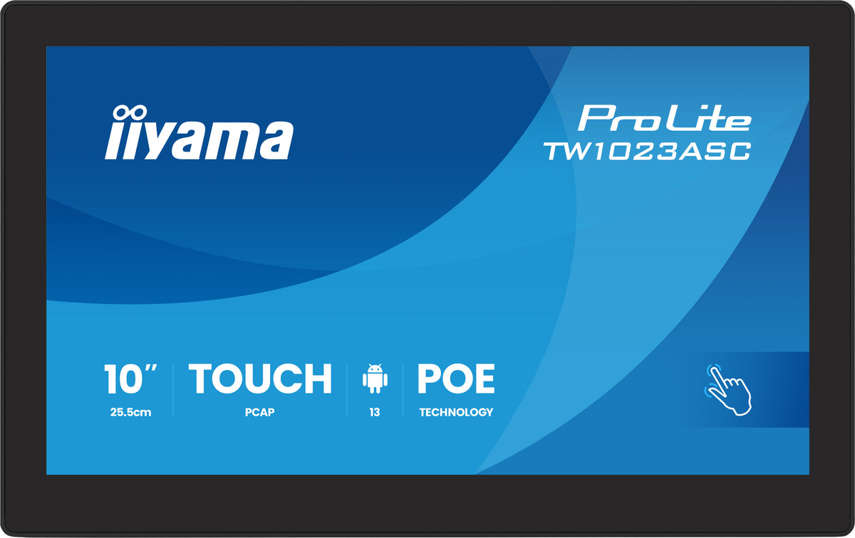 iiyama TW1023ASC-B3P Écran d'affichage dynamique Kiosk 10.1" Tactile Android Wifi Noir