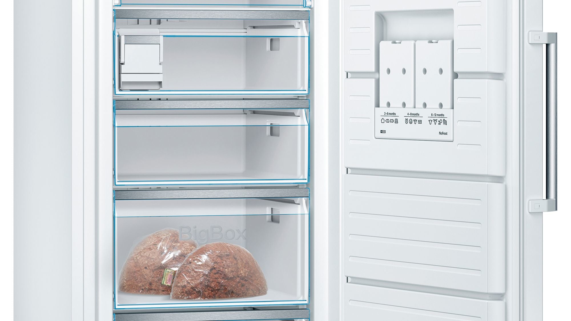 Bosch Bosch Serie 6 GSN58AWDV congélateur Congélateur vertical Pose libre 366 L Blanc