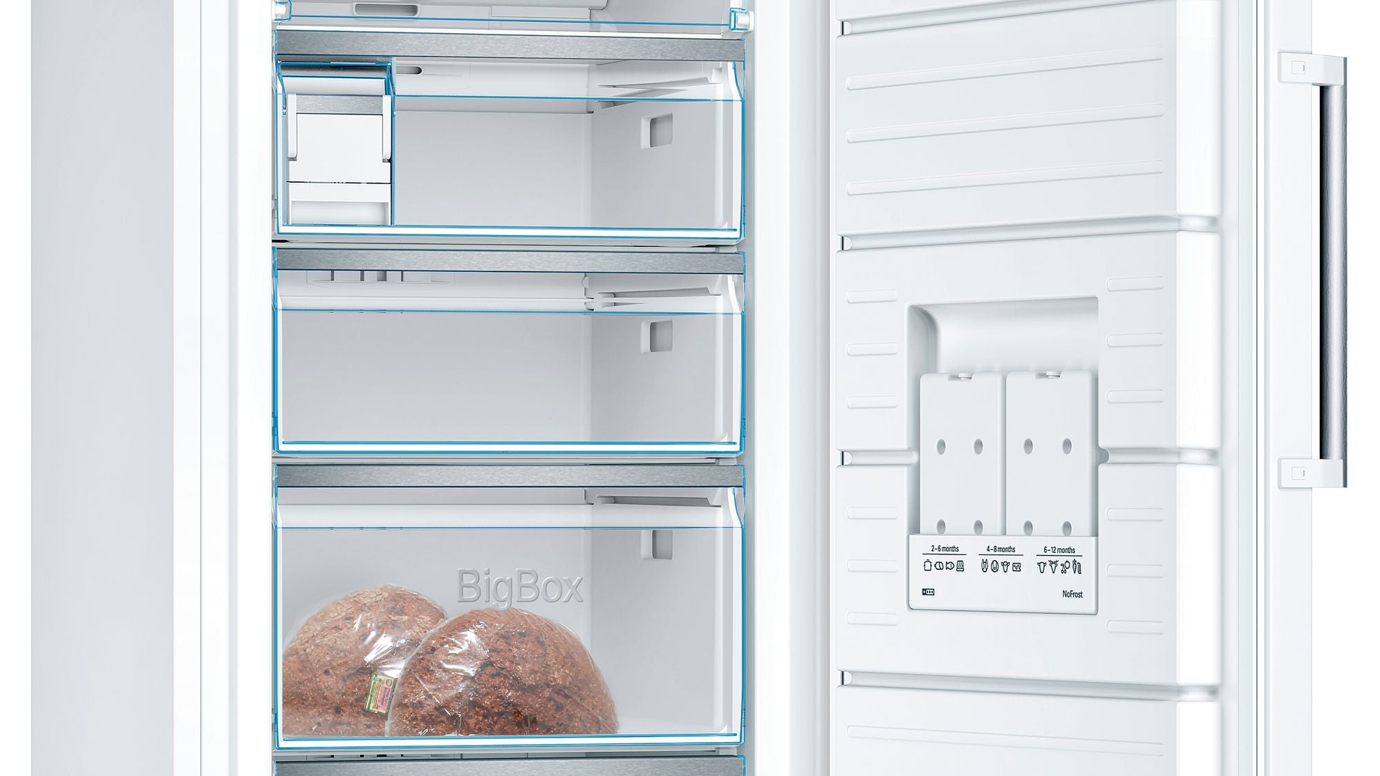 Bosch Bosch Serie 6 GSN51AWDV congélateur Congélateur vertical Pose libre 290 L Blanc