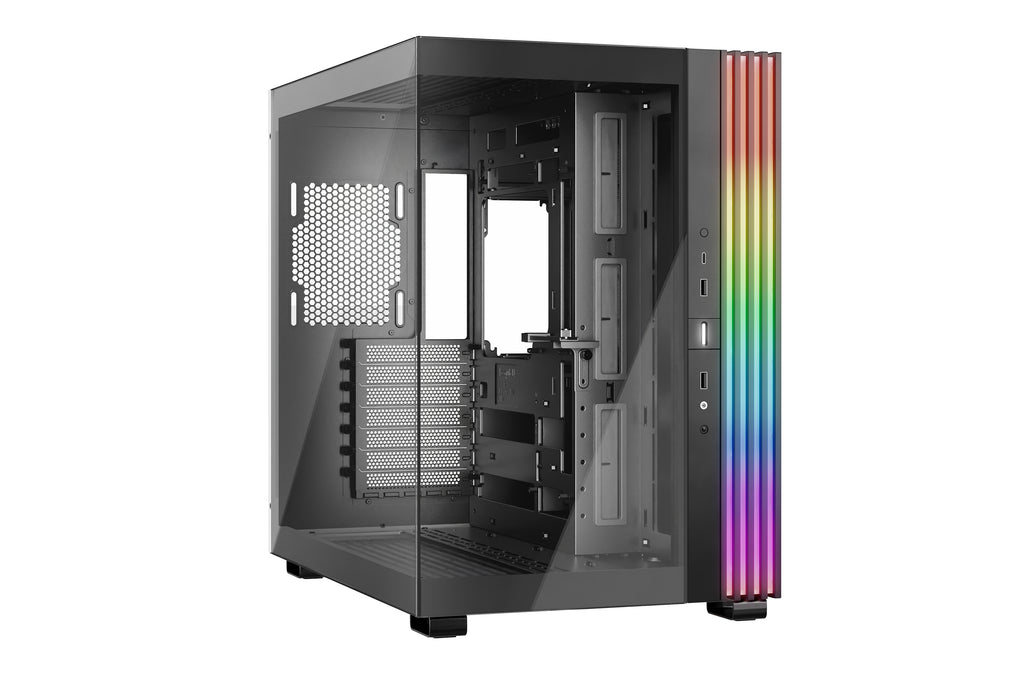be quiet! Light Base 600 DX Noir | Boîtier PC ARGB vitré, Mini ITX / Micro ATX / ATX