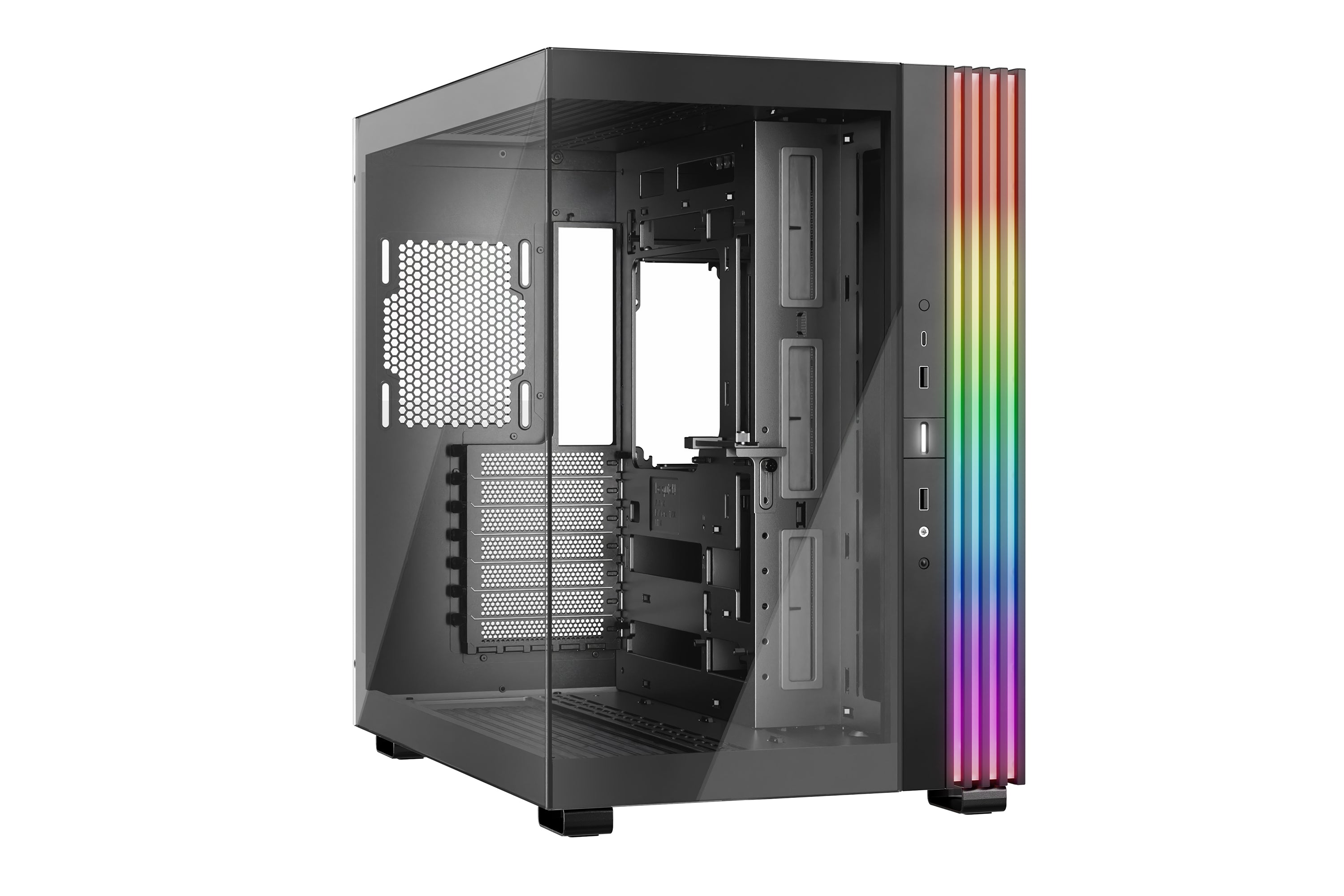 be quiet! Light Base 600 DX Noir | Boîtier PC ARGB vitré, Mini ITX / Micro ATX / ATX