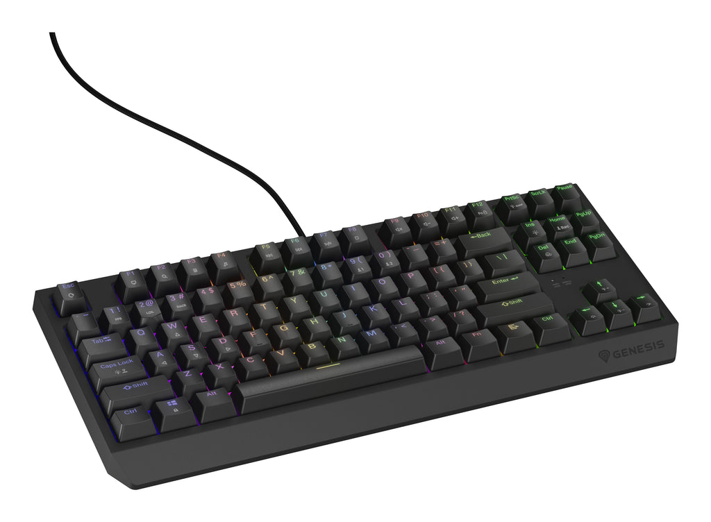 GENESIS Thor 230 TKL clavier Gaming USB QWERTY Anglais américain Noir
