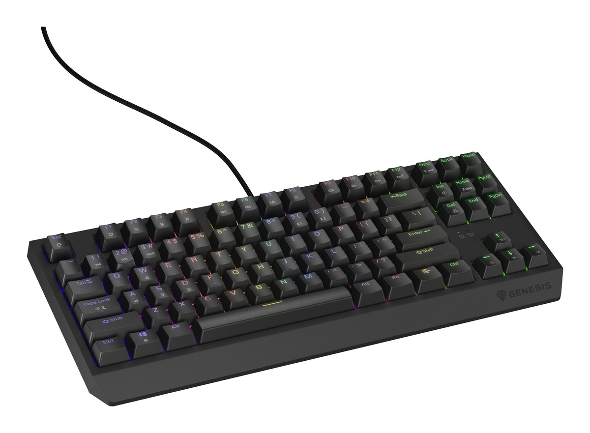 GENESIS Thor 230 TKL clavier Gaming USB QWERTY Anglais américain Noir