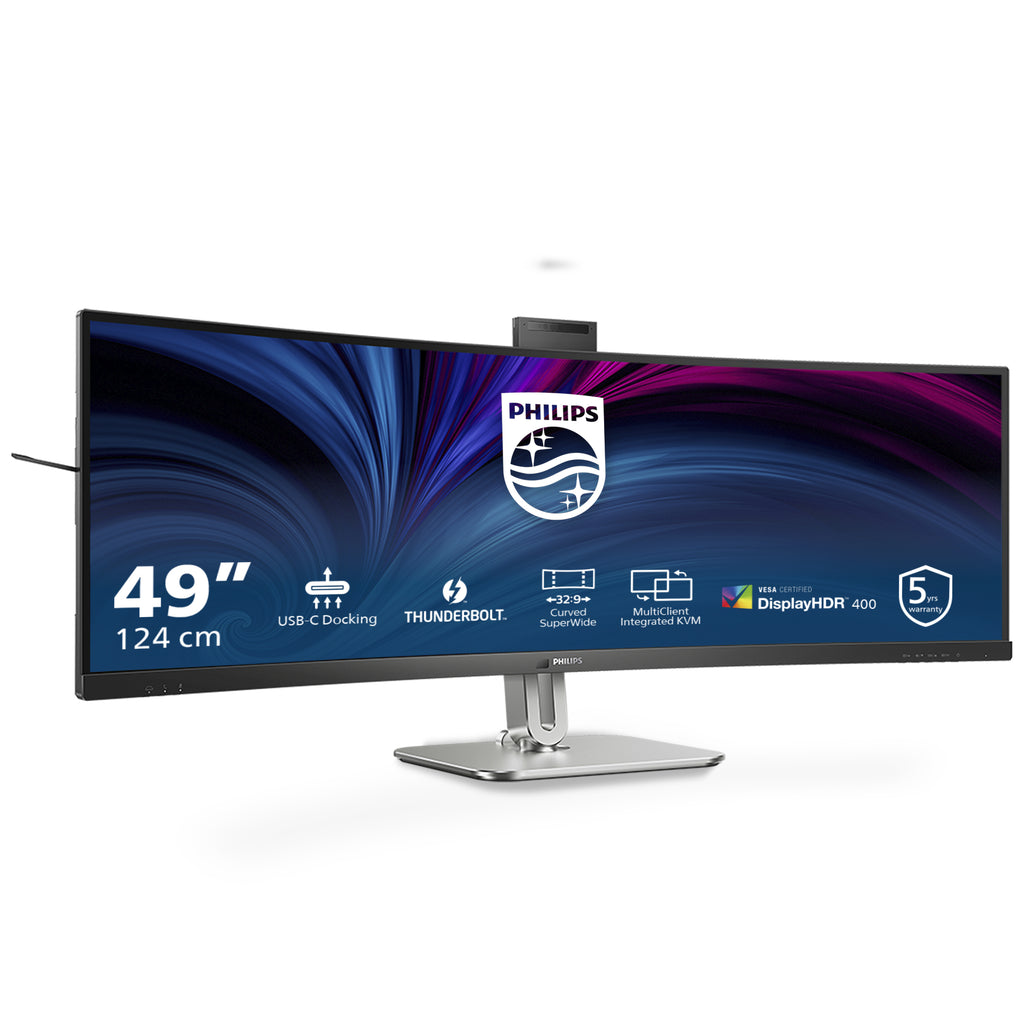 Philips 49B2U6903CH/00 écran plat de PC 124 cm (48.8") 5120 x 1440 pixels Dual QHD LCD Gris
