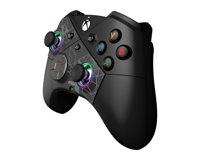 MSI FORCE PRO W CONTROLLER Noir USB 2.0 Manette de jeu Analogique/Numérique Android, PC, Xbox One S, Xbox One X, Xbox Se