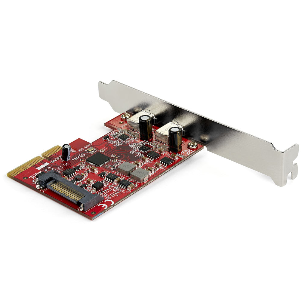 StarTech.com Carte PCI Express USB 3.1 à 2 ports USB-C - USB 3.2 Gen 2 jusqu'à 10 Gbps
