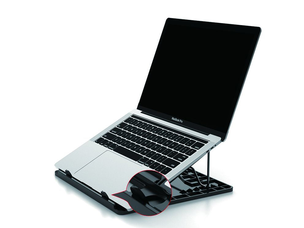 Conceptronic ERGO Laptop Cooling Stand Supports de Laptop Noir 39,6 cm (15.6")