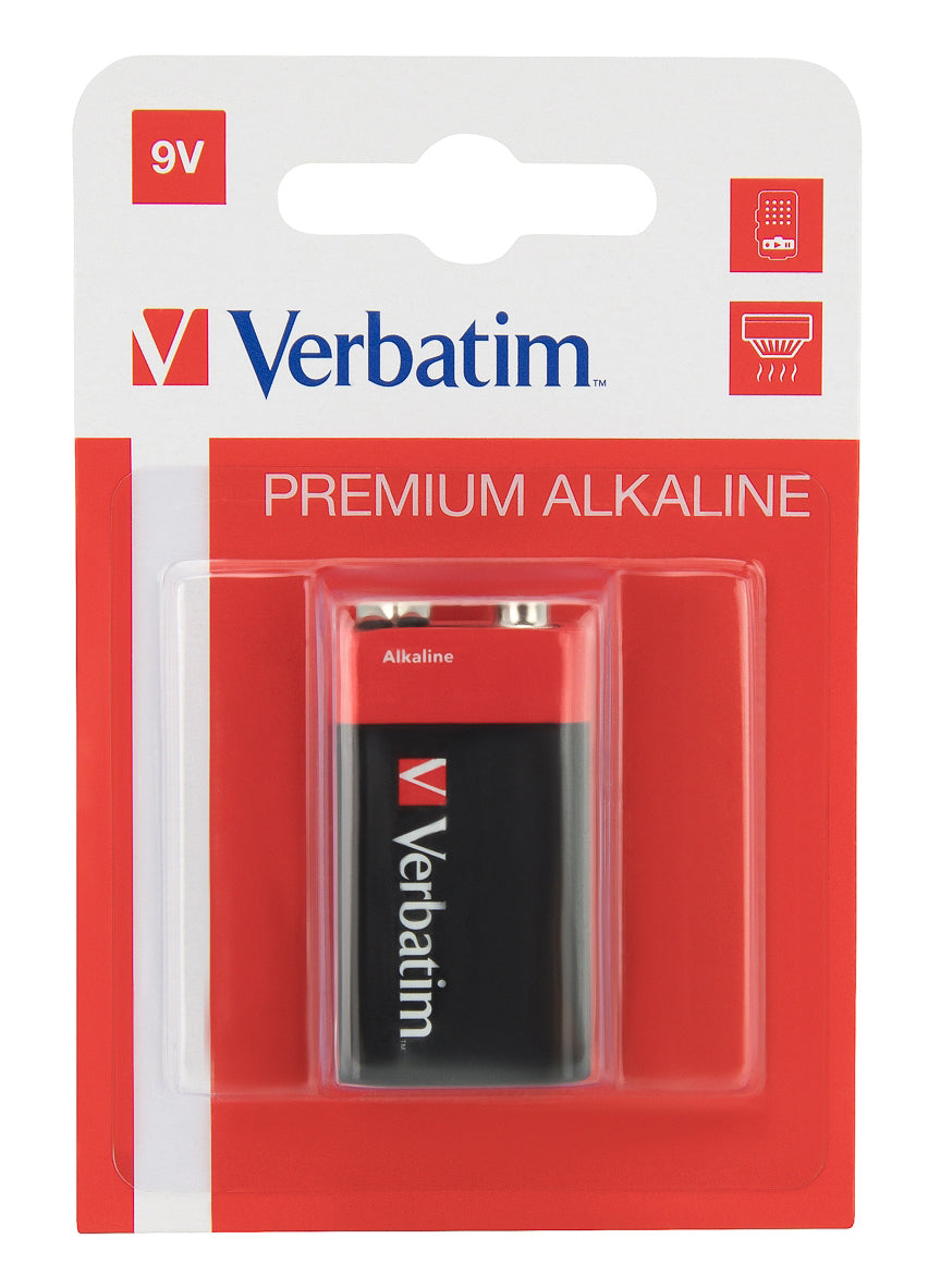 Verbatim Piles alcalines 9V
