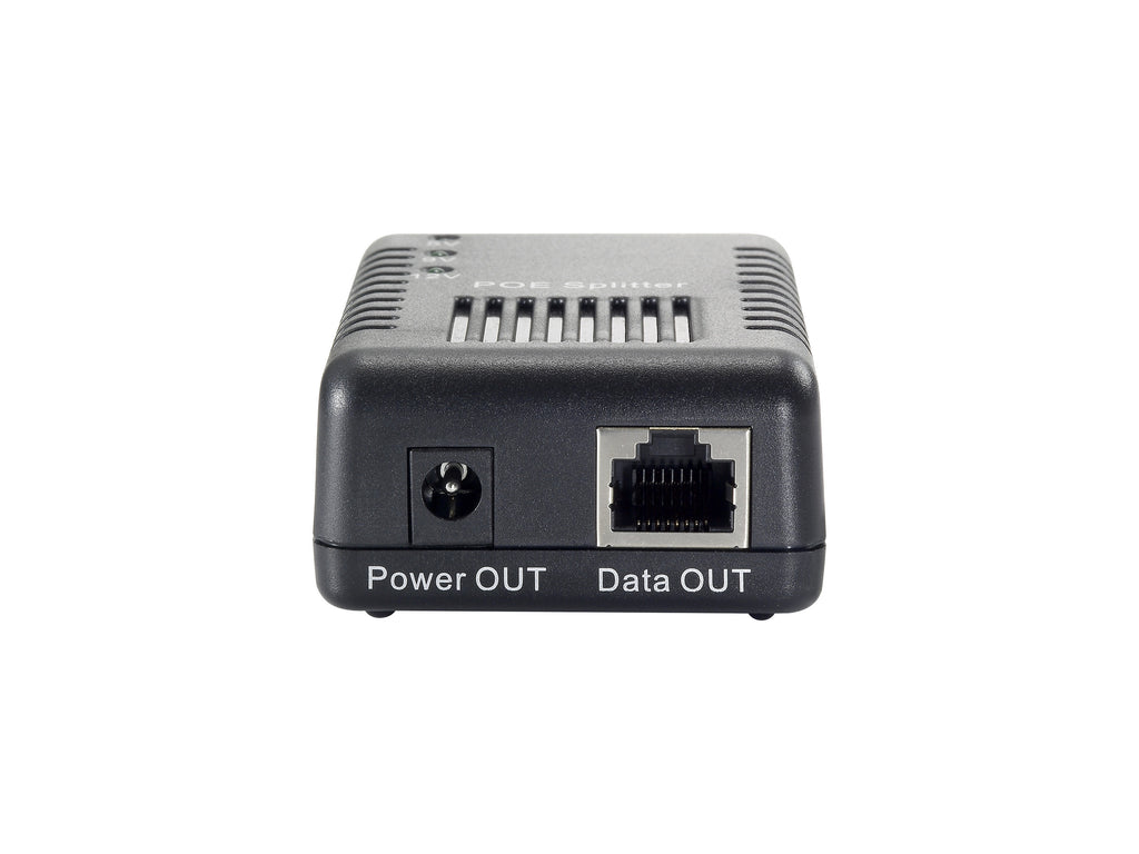 LevelOne POS-1002 séparateur voix-données Connexion Ethernet, supportant l'alimentation via ce port (PoE) Noir