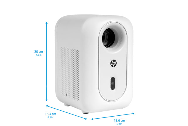 HP CP180 Projecteur à Focale Courte LCD 720p 130 ANSI Lumens, Blanc