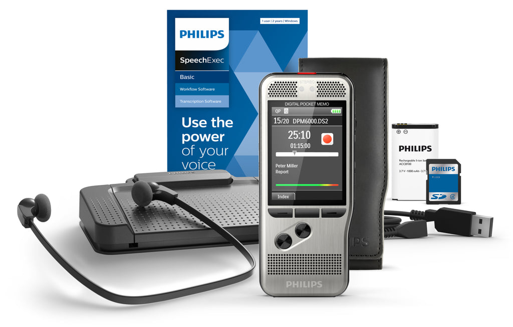 Philips DPM6700/03 système de transcription/traduction Unité de commande à pédale