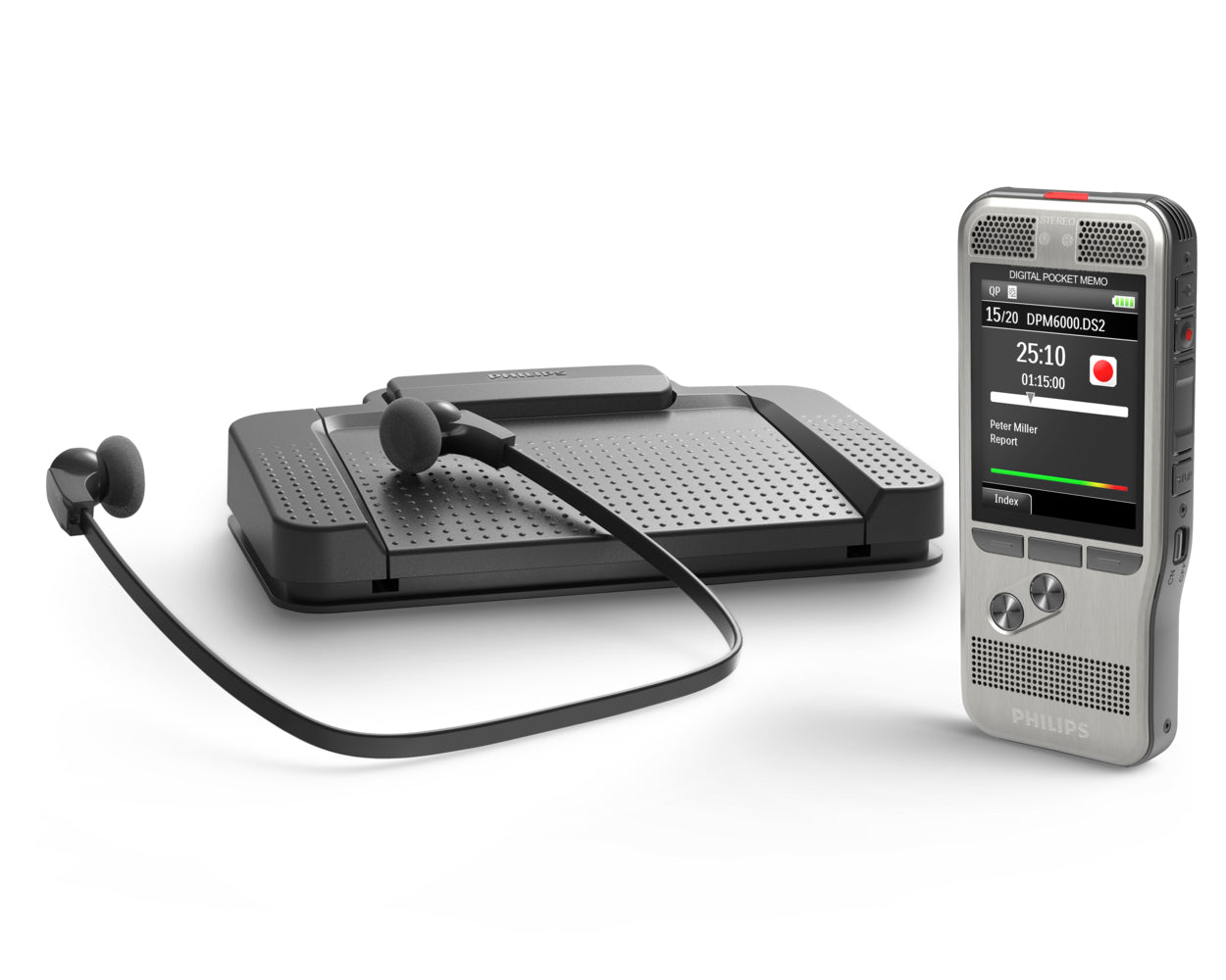 Philips DPM6700/03 système de transcription/traduction Unité de commande à pédale