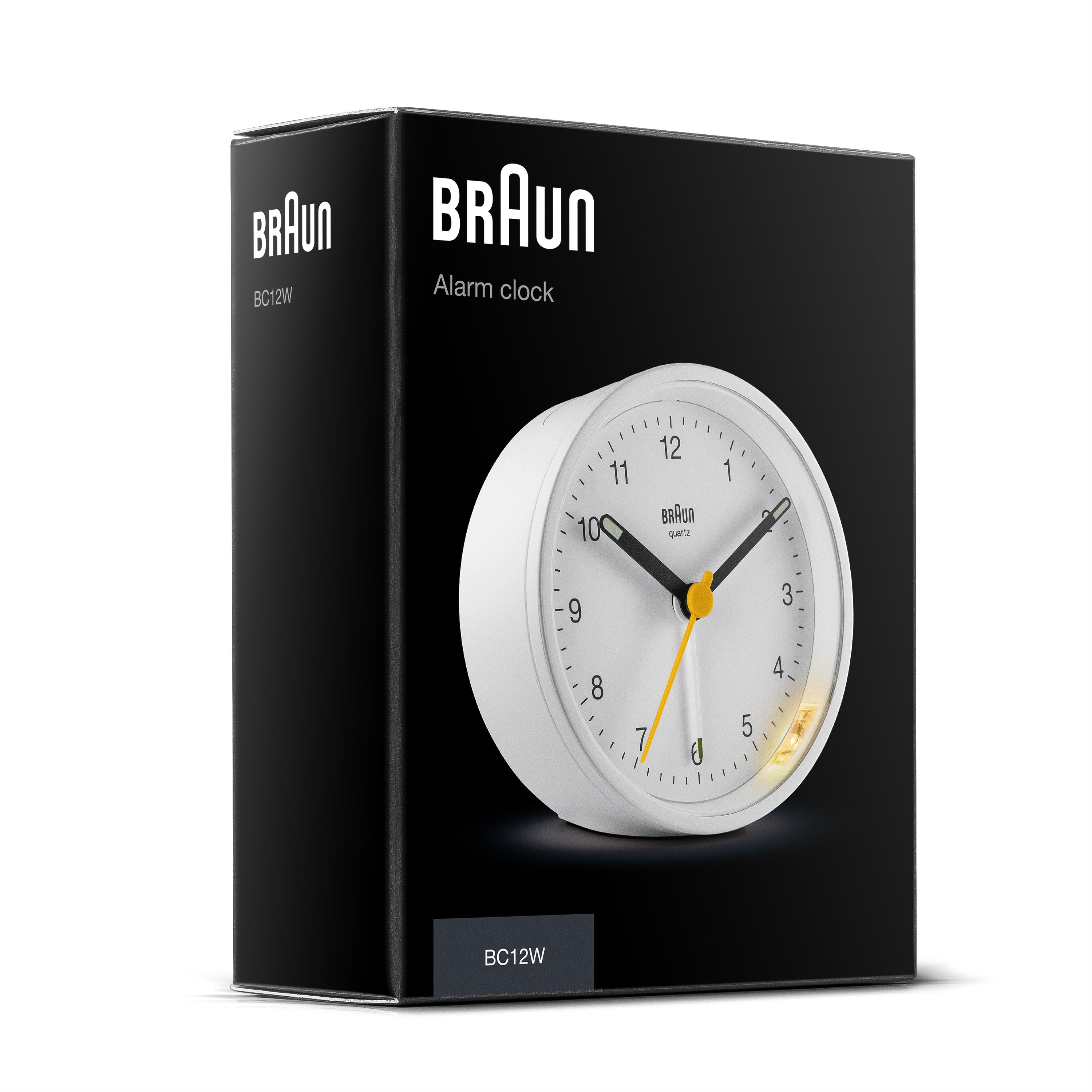 Braun BC12W réveille-matin Réveil à quartz Blanc