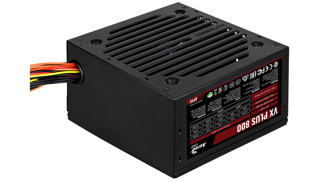 Aerocool VX PLUS 800 unité d'alimentation d'énergie 800 W 20+4 pin ATX ATX Noir