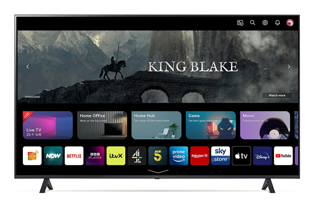 LG UHD 55UR78006LK 139,7 cm (55") 4K Ultra HD Smart TV Wifi Noir
