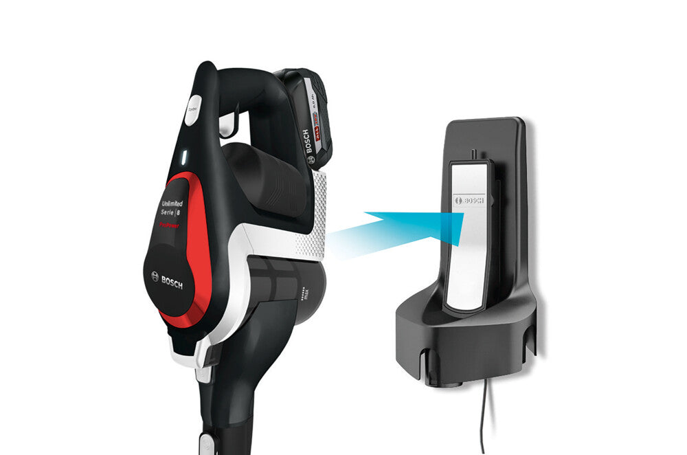 Bosch Bosch BSS81POW1 aspirateur balai et balai électrique Batterie Sec Noir 5 Ah