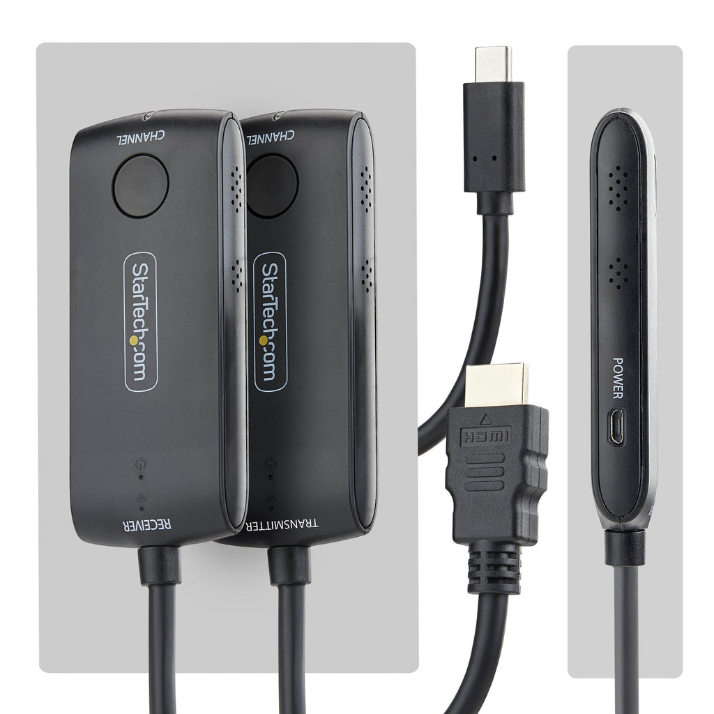 StarTech.com Extension Sans Fil USB-C vers HDMI pour Salles de Réunion et Espaces de Travail Collaboratifs, 4K 60Hz, Por