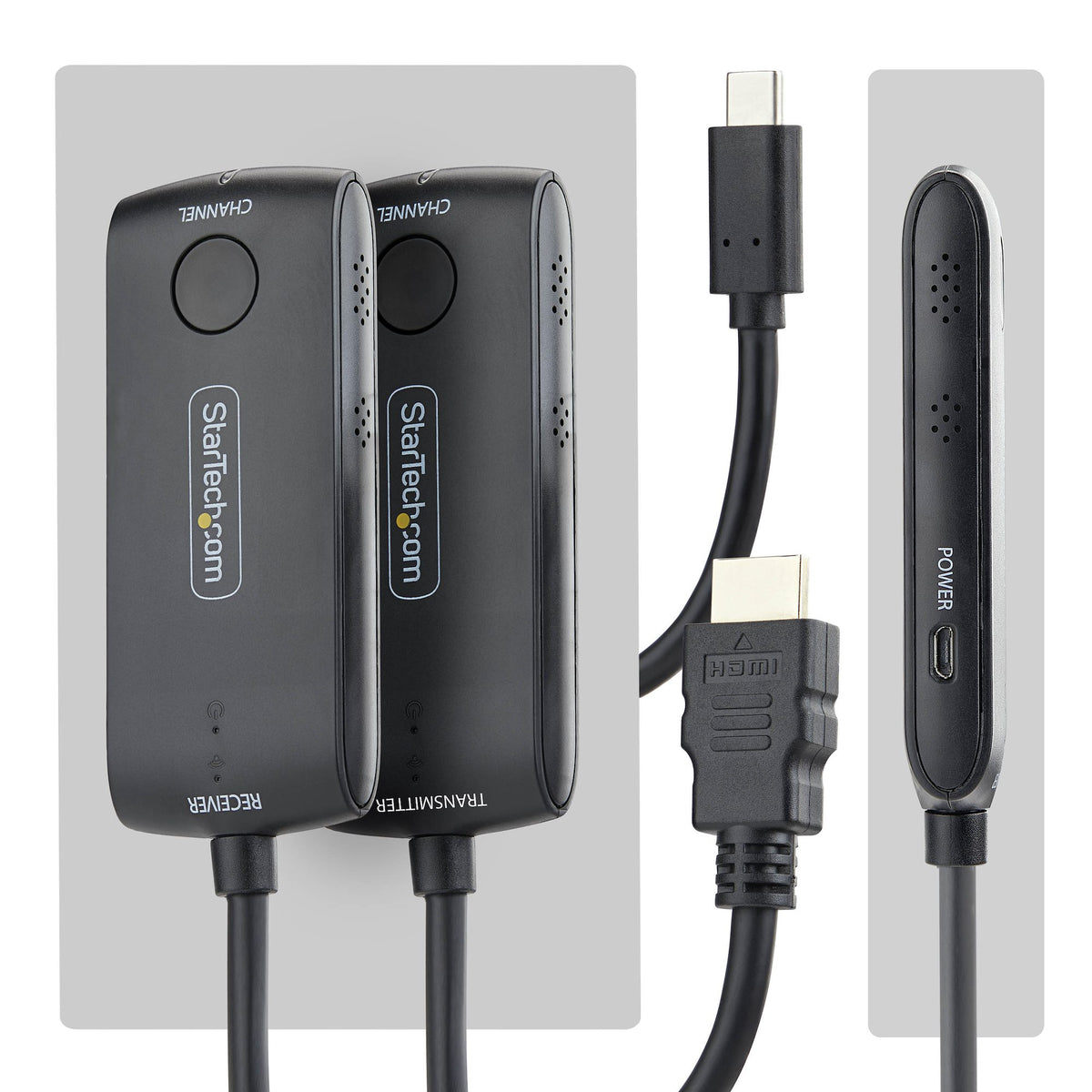 StarTech.com Extension Sans Fil USB-C vers HDMI pour Salles de Réunion et Espaces de Travail Collaboratifs, 4K 60Hz, Por