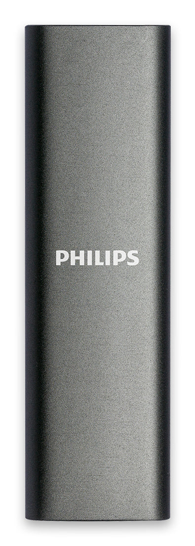Philips FM02SS030P/00 lecteur à circuits intégrés externe 2 To USB Type-C 3.2 Gen 1 (3.1 Gen 1) Gris