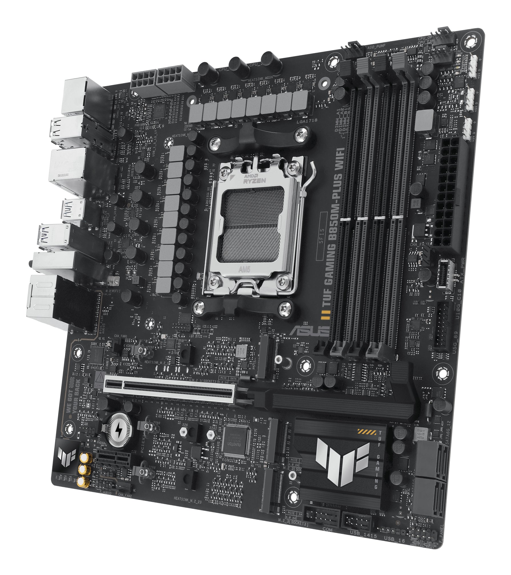ASUS TUF GAMING B850M-PLUS WIFI AMD B850 Emplacement AM5 micro ATX