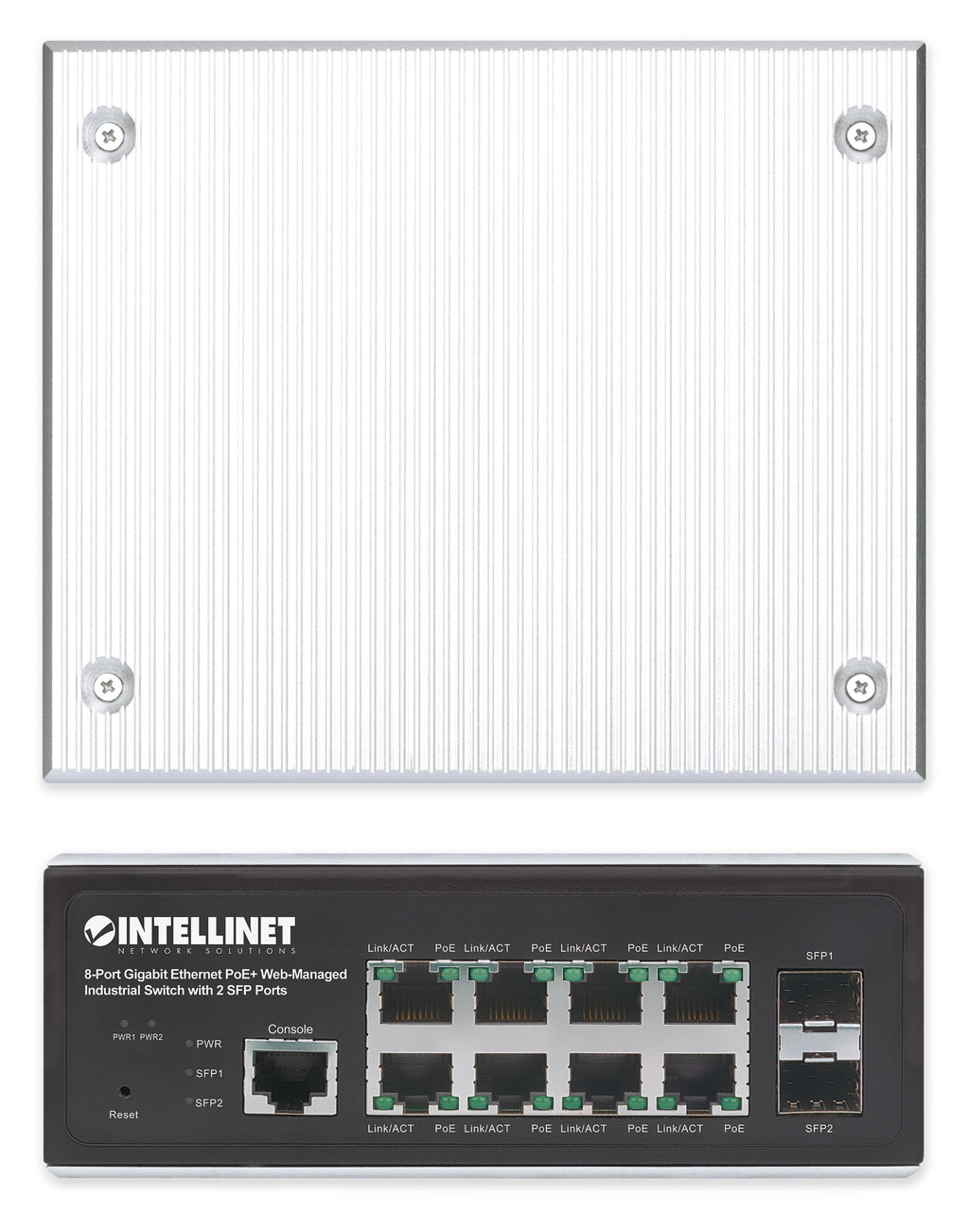 Intellinet 508278 commutateur réseau Géré L2+/L3 Gigabit Ethernet (10/100/1000) Connexion Ethernet, supportant l'alimentation via ce port (PoE) Noir