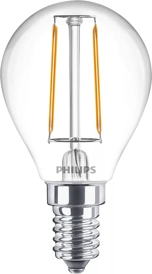 Philips Ampoule flamme transparente à filament 25 P45 E14