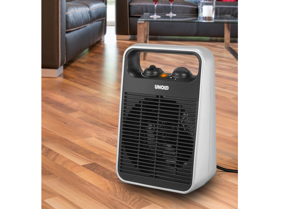 Unold 86106 appareil de chauffage Intérieure Noir, Argent 2000 W Chauffage de ventilateur électrique
