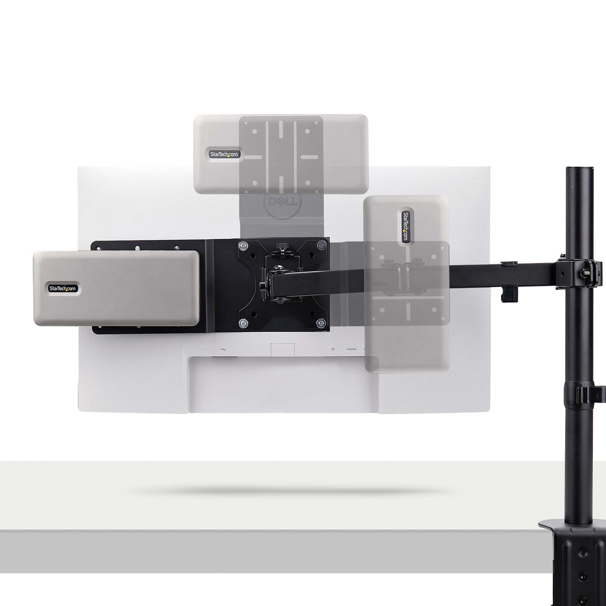 StarTech.com Support de Montage VESA pour Mini PC, NUC et Stations d'Accueil, Plaque d'Extension 75x75mm et 100x100mm