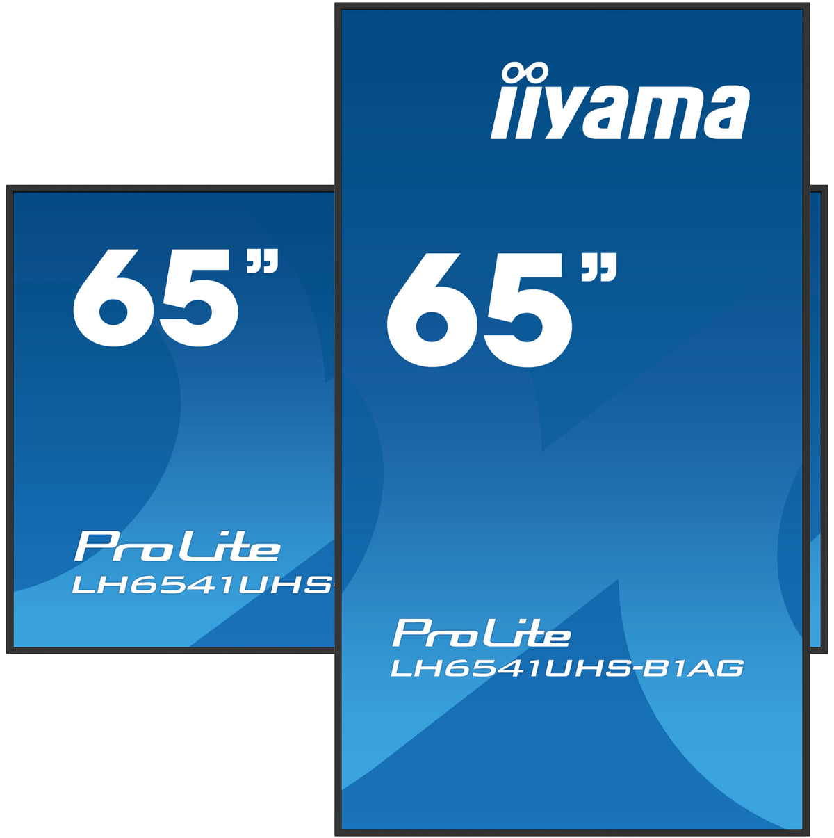 iiyama LH6541UHS-B1AG Écran d'affichage dynamique 163,8 cm (64.5") LCD 500 cd/m² 4K Ultra HD Noir 24/7