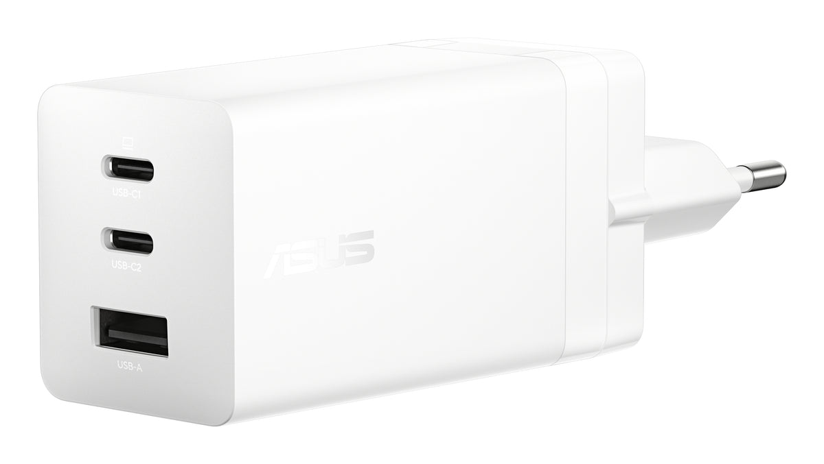 ASUS Chargeur USB-C GaN 100W Universel, Charge Rapide, Blanc