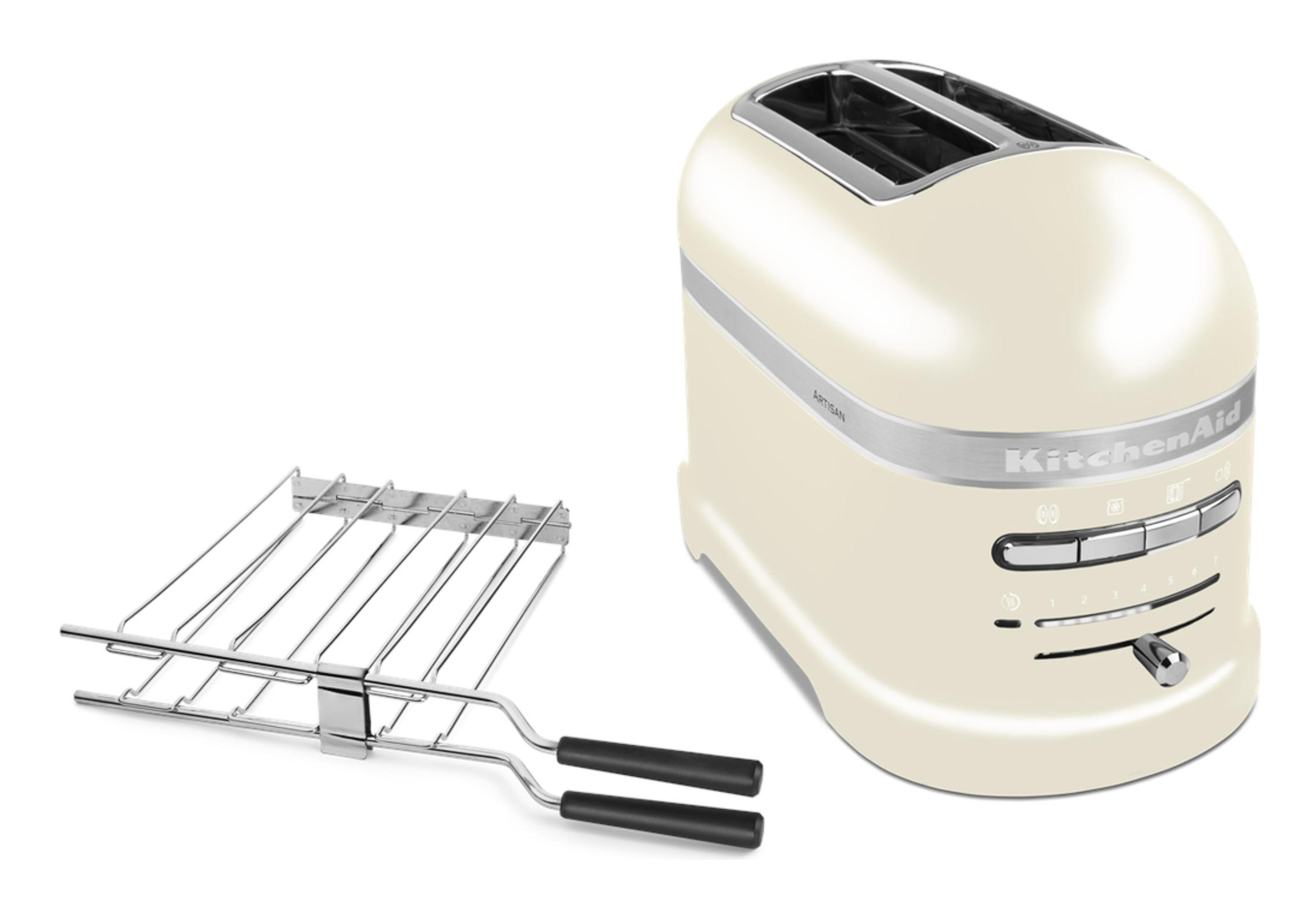 KitchenAid 5KMT2204EAC 7 2 part(s) 1250 W Crème, Acier inoxydable