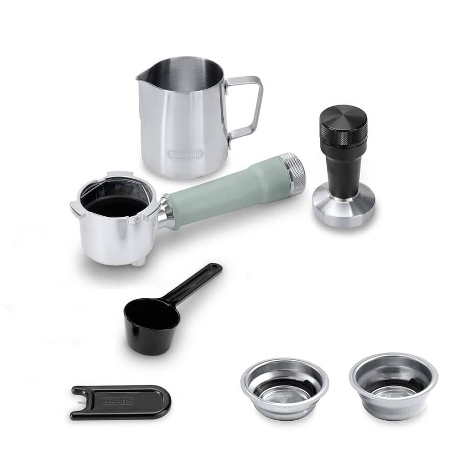 De’Longhi EC890.GR Machine à expresso, Réservoir 1,1 L, Gris