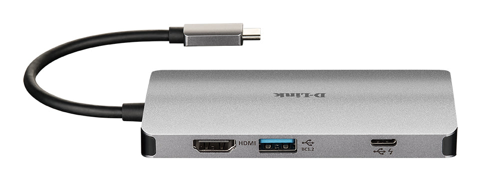 D-Link DUB-M810 station d'accueil Avec fil USB 3.2 Gen 1 (3.1 Gen 1) Type-C Aluminium