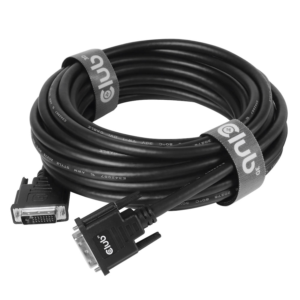 CLUB3D CAC-1220 câble DVI 10 m DVI-D Noir