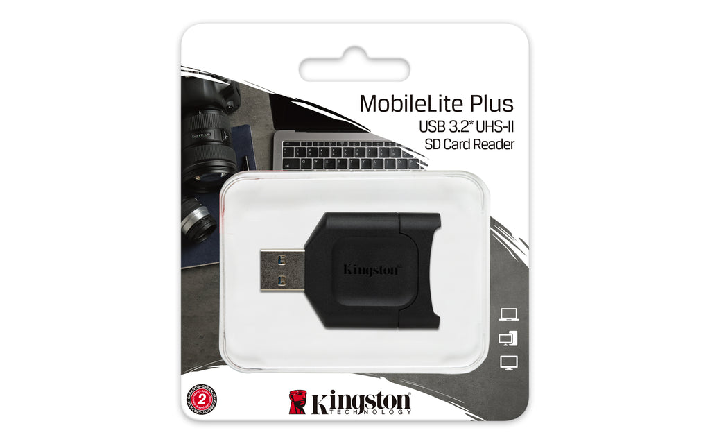 Kingston Technology MobileLite Plus lecteur de carte mémoire USB 3.2 Gen 1 (3.1 Gen 1) Type-A Noir