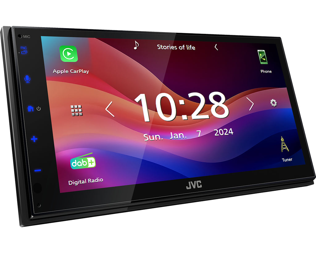 JVC KW-M695DBW récepteur multimédia de voiture Noir Wifi 200 W Bluetooth